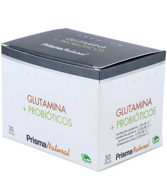 glutamina probioticos prisma natural 30 sticks