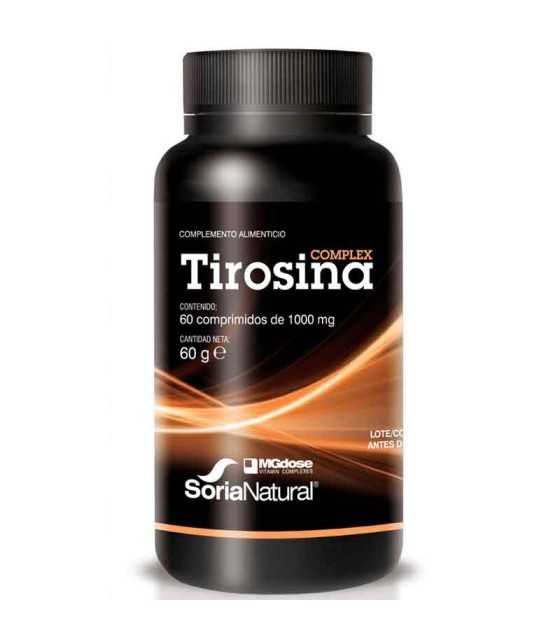 tirosina complex soria natural 60 comprimidos 1000 mg