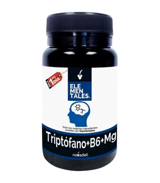 Triptófano Vitamina B6 Magnesio novadiet 30 capsulas