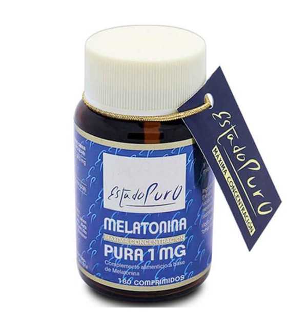 estado puro melatonina pura 1 mg 180 comprimidos