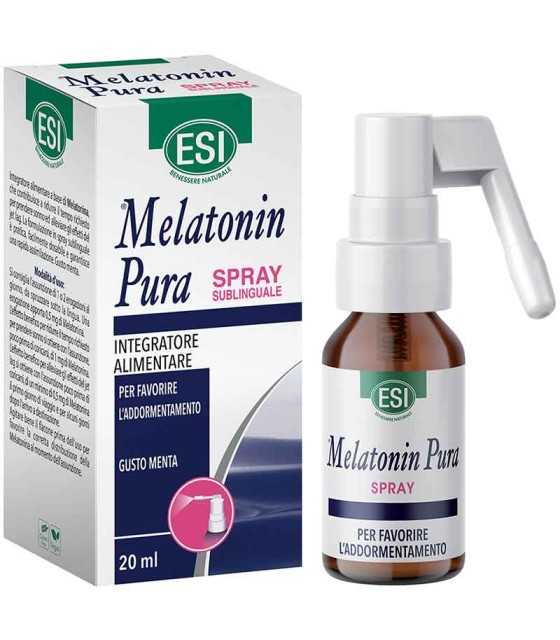 melatonin pura spray sublingual esi sabor menta 20 ml