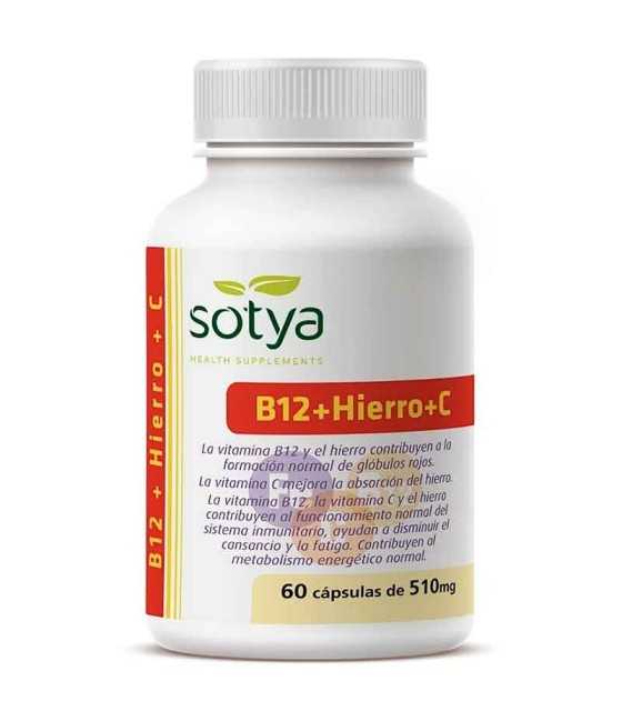 b12 hierro c sotya 60 capsulas 510 mg