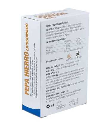 fepa hierro liposomado fepadiet 60 capsulas