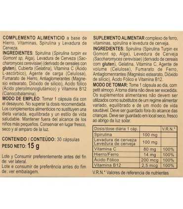 hierro plus integralia 30 capsulas