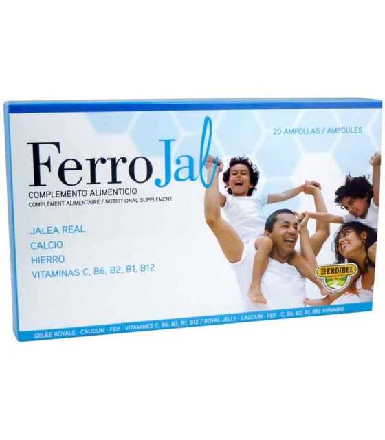 ferrojal herdibel 20 ampollas 10 ml