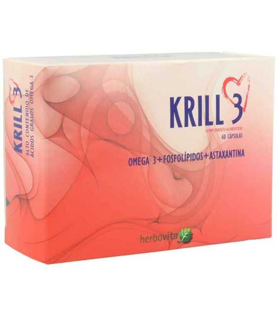 krill 3 herbovita 60 capsulas