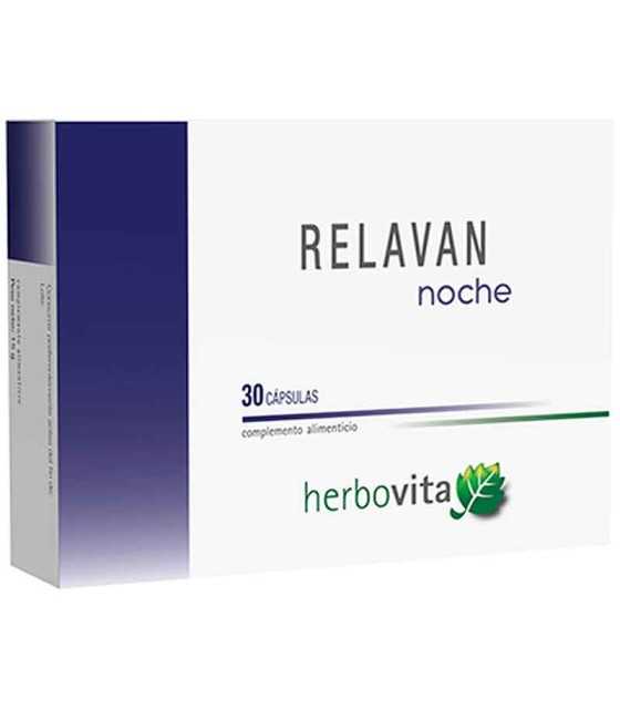 relavan noche herbovita 30 capsulas