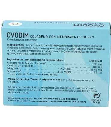 ovodim colageno con membrana de huevo 30 capsulas